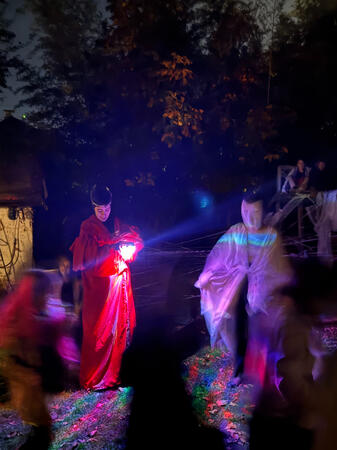 Halloween-i kalandunk egyik pillanatképe